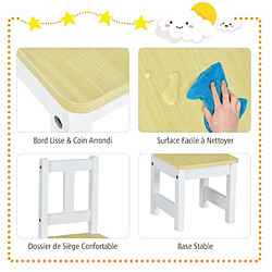 Avis Helloshop26 Ensemble table enfant - Naturel