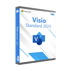 Microsoft Visio 2024 Standard (bind) - Clé licence à télécharger - Livraison rapide 7/7j