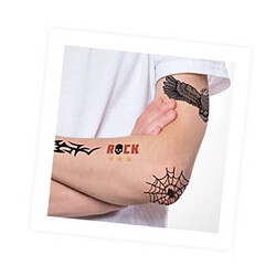 Acheter Buki france Kit 75 tatouages rock - Noir