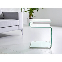Avis Amadeus Bout de canapé en verre - Transparent
