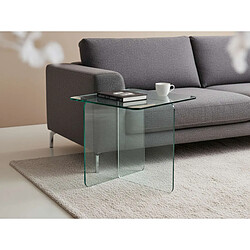 Amadeus Table d'appoint carrée - Transparent