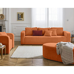 Bestmobilier canapé droit 3 places Miro - Beige