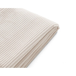 Lisa Design Housses de canapé Calgary d'angle 3 places + 1 pouf - Beige