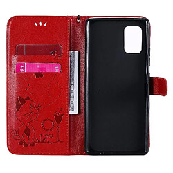 Acheter Flip Étui Samsung Galaxy A71 5G - Rouge