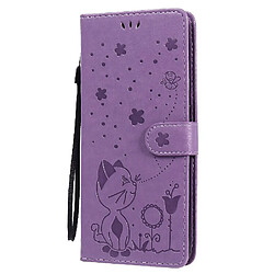 Étui FOXDOCK Samsung Galaxy S20 Ultra - Cuir PU Violet Étui portefeuille - Compatible Samsung Galaxy S20 Ultra - Emplacements pour cartes - Design fin et léger - Cuir PU