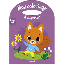 Mon coloriage à emporter (4-6 ans) (Ecureuil)
