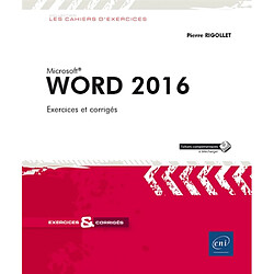 Word 2016 : exercices et corrigés - Occasion