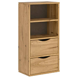 vidaXL Armoire latérale ODDA - Bois massif pin