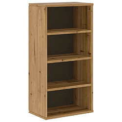 vidaXL Armoire latérale ODDA - Bois massif pin