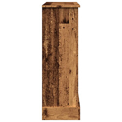 Acheter vidaXL Cadre de cheminée vieux bois 90x30x90 cm bois d'ingénierie