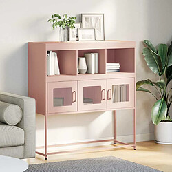 Avis Vidaxl Buffet Rose 100,5x39x107 cm