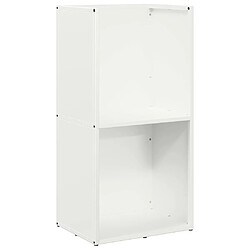 vidaXL Portant de bois chauffage blanc 40x30x80 cm