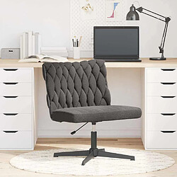 VidaXL Chaise pivotante de bureau bouclé