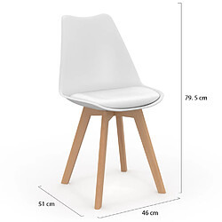 Idmarket market Chaises SARA - Lot de 8 pas cher