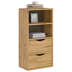 vidaXL Armoire latérale ODDA - Bois massif pin