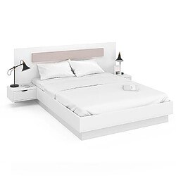 Idmarket Lit double SANTA 140 x 190 cm