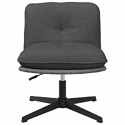 Acheter VidaXL Chaise pivotante de bureau grise
