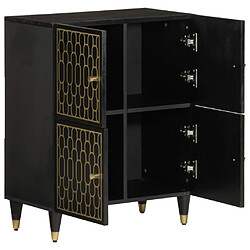 vidaXL Armoire latérale - Bois massif de manguier