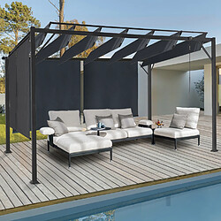 Idmarket Market Pergola LUXE 3x3m