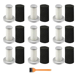 Filtre HEPA pour aspirateur à main Xiaomi Deerma DX700 - Lot de 9