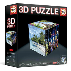 Educa Borras Puzzle 3D Travel photo du monde