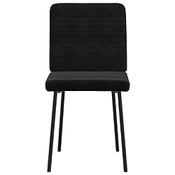 Acheter VidaXL Chaises à Manger - Lot de 6 - Noir Velours