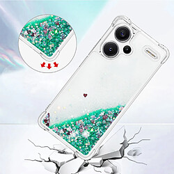 Avis Xiaomi Redmi Note 13 Pro Plus 5G - Coque à paillettes - Vert