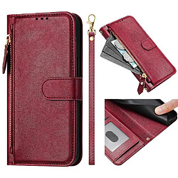 Acheter Coque Motorola Moto G Stylus 5G 2025 - Cuir PU Magnétique - Rouge
