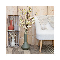 Aubry Gaspard Vase Métal Meltik - Kaki