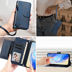 Acheter Étui Samsung Galaxy J5 2017 Fermeture Éclair - Bleu