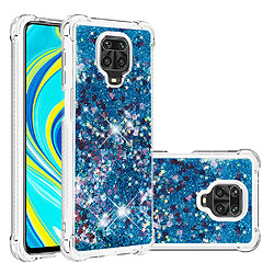Coque Xiaomi Redmi Note 9S/9 PRO - Bleu Coque à paillettes pour Xiaomi Redmi Note 9S/9 PRO - TPU souple - Résistance aux chocs