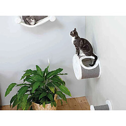TRIXIE Grattoir pour Chats - Blanc/Gris