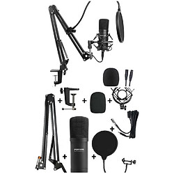 Pack micro XLR - POWER - VIBE B1 - Noir - Enregistrement voix et instruments - Accessoires inclus