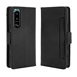 Sony Xperia 5 III - Étui Cuir PU - Noir