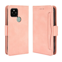 Coque Google Pixel 5 Cuir PU - Rose