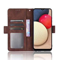 Avis Coque Samsung Galaxy A02S - Cuir PU Marron