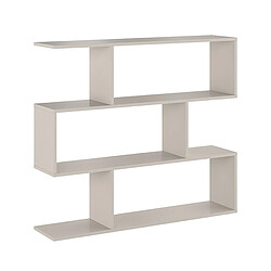 Pegane Étagère asymétrique basse - Beige