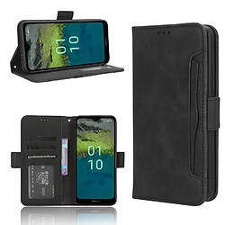 Nokia C110 4G PU Leather Wallet Case - Noir