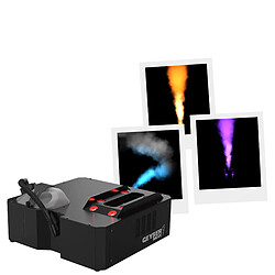 Chauvet Geyser Move Chauvet Machine à fumée LED - Type pyrotechnique - Effets RGBA+UV - Certifications internationales