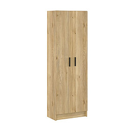 Pegane Armoire 2 portes - Chêne
