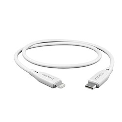 CYGNETT Câble Lightning vers USB-C Charge et Transfert 2.4A 12W Essentials 1m Blanc