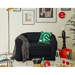 Bestmobilier Nuvia - Canapé convertible déplimousse 1 place - Noir