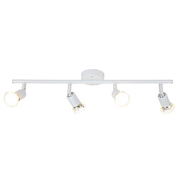 NETTLIFE Spot de plafond LED orientable GU10 4 flamme Spots de plafond Salon industriel orientable