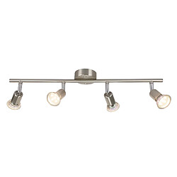 NETTLIFE Spot de plafond LED orientable GU10 4 flamme spots de plafond salon industriel orientable