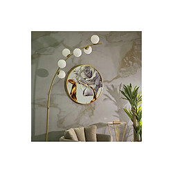 Mauro Ferretti Lampadaire en métal 6 abat-jour Arc