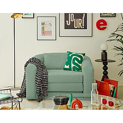 Bestmobilier Nuvia - Canapé convertible 1 place - Vert