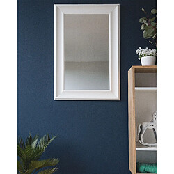 Beliani Miroir LUNEL 60 cm 90 cm Blanc