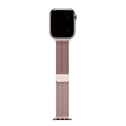 Decoded Bracelet pour Apple Watch 38 / 40 / 41 / 42mm en Maille Milanaise Milan Traction Rose