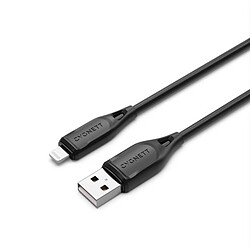 CYGNETT Câble Lightning vers USB-A Charge et Transfert 2.4A 12W Essentials 1m Noir