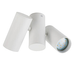 Nettlife Plafonnier GU10 2 Spots - Blanc